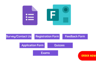 create professional online forms and survey using google forms microsoft forms