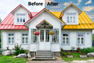 professionally edit real estate photos in photoshop