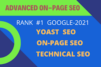 website onpage SEO and technical optimization wordpress site