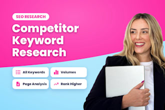 provide a list of your competitors keywords