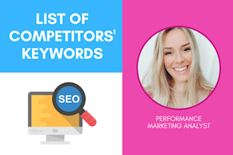 provide a list of your competitors keywords