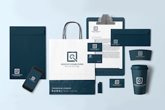 design complete branding kit or brand identity