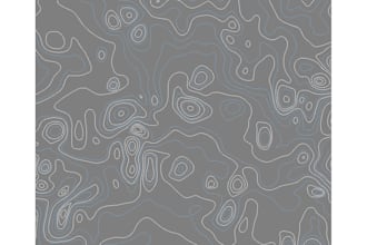 draw a topographical contour pattern