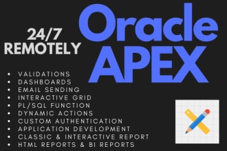 design and develop oracle apex applications