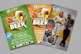 design your professional event poster, flyer,etc in 24hrs