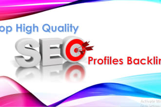 do high da pa profile backlinks manually for SEO ranking
