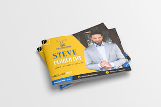 design speaker one sheet, press kit, media kit, epk