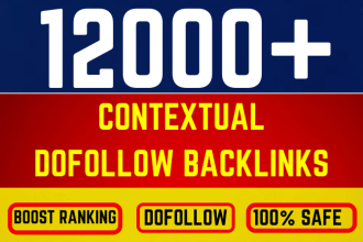 do 12000 seo contextual dofollow tier 2 backlinks