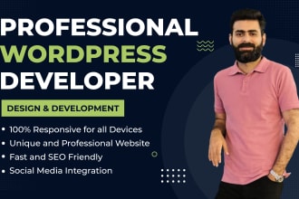 create a professional wordpress website or redesign website in 48 hours