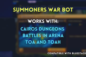 make a bot for summoners war
