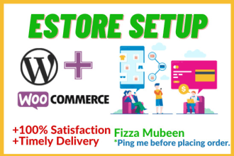 setup woocommerce store in wordpress