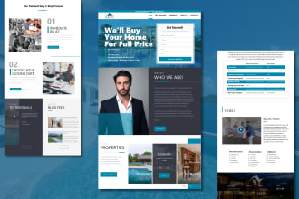 develop your real estate investor or lead generation website in wordpress