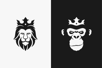make a simple, minimalist and unique animal logo design