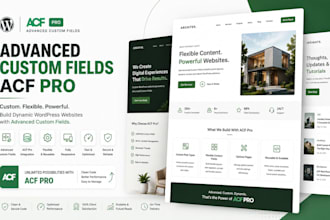 customize your wordpress website with acf pro and advanced custom fields