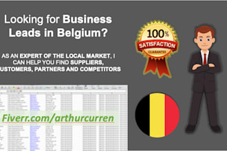 provide b2b client or supplier leads in belgium