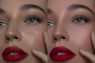 do high end photo retouching and portrait retouch