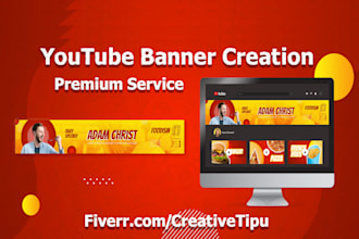 design youtube channel banner and thumbnail