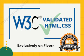 fix w3c validator errors and warnings