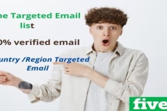 provide niche targeted bulk email list and email blast