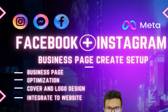 professionally develop facebook and instagram business pages