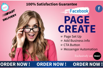 create and setup fb business page exclusively within 24hrs