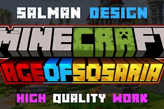 create your custom minecraft logo for your server