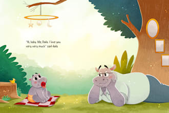 draw children book illustrations