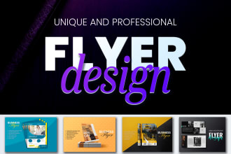 design business, company and product flyer and brochure