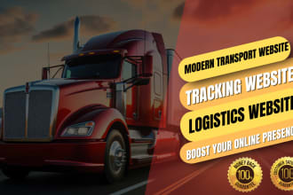 develop logistics, trucking, dispatch, and transport website