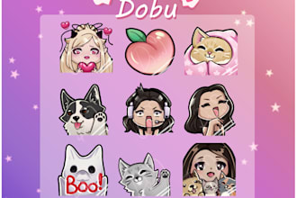 draw twitch emotes and badges