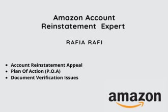 reinstate your deactivated or suspended amazon account
