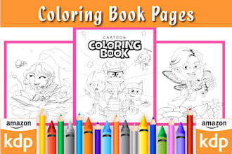 draw awesome coloring book pages