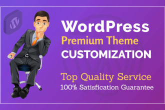 do wordpress premium theme customization