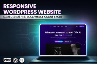 build a modern wordpress website design or website redesign