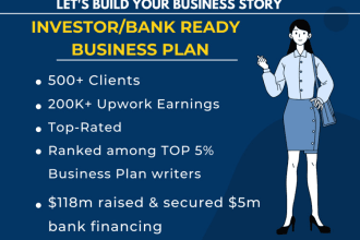 do investor bank ready business plan forecast financial projection