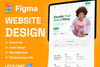 design figma website, website ui,  web template, and website mockup in figma