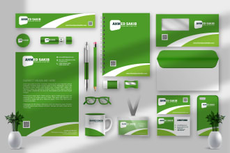 design business card, letterhead, logo or stationery items