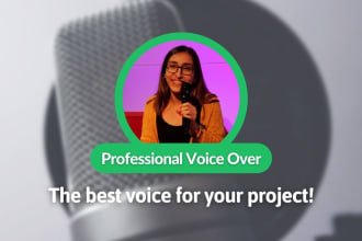 deliver a professional female spanish voice over