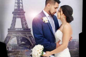 do pre wedding image editing