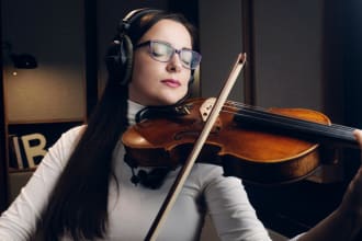 record violin or viola for your music