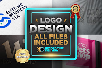 design your logo with all files needed