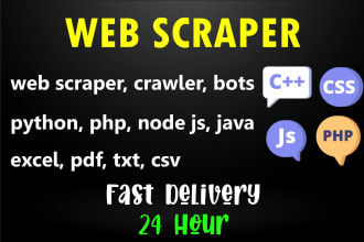 do web automation, data scraper using python selenium