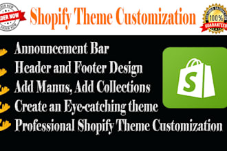 shopify theme customization, shopify store design