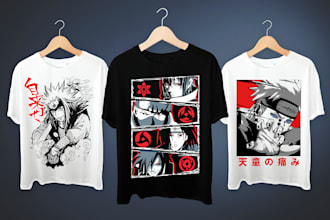 create unique anime art for your t shirt