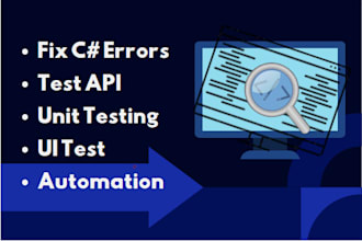 provide unit test, software test, and API testing service