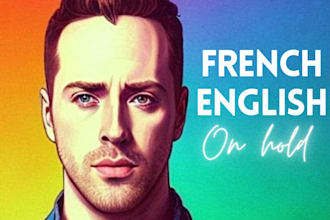 record french and english, voicemail IVR, on hold messages