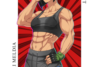 draw anime fanart muscular
