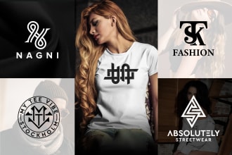 do urban streetwear fashion clothing brand and initial letters logo