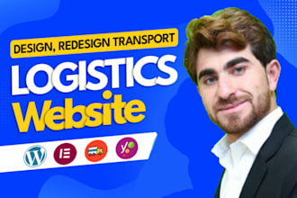 build SEO optimized logistics, transport, trucking website
