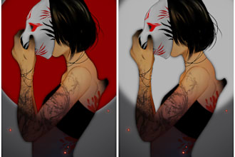 create character and concept digital art